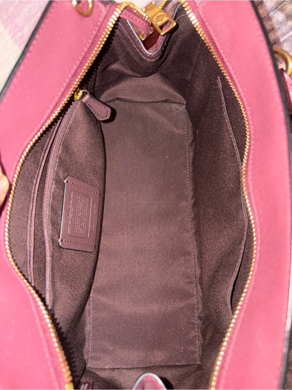 Coach Kailey Leather Carryall with Gold Hardware - Picture 11 of 15